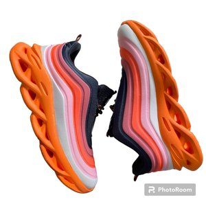 Men Multicolor Chunky Sneaker Black Orange Size EU41 US8